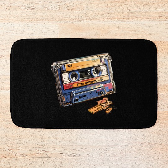 90s Nostalgia Cassette Bath Mats