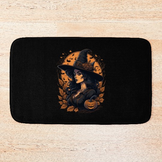 hallowen witch design 27 Bath Mats