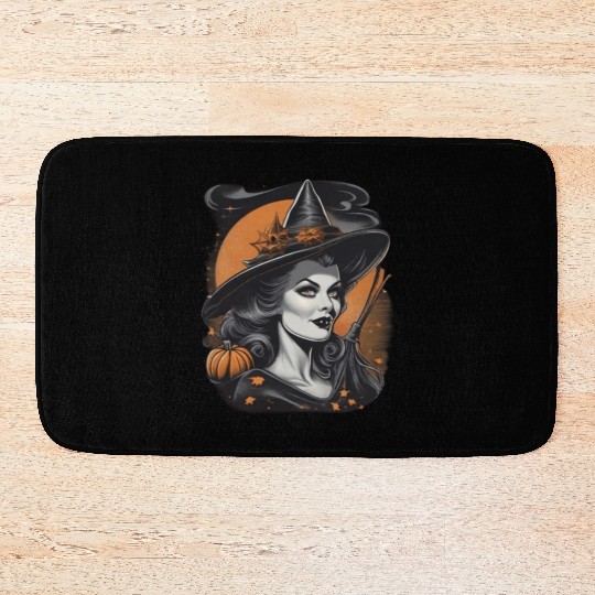 hallowen witch design 30 Bath Mats