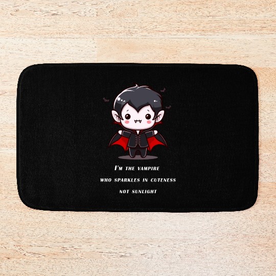 Cute Little Halloween Vampire Bath Mats