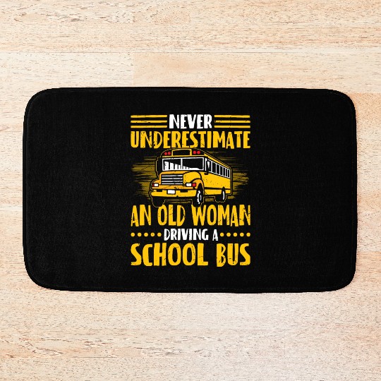 School Bus Driver Bath Mats