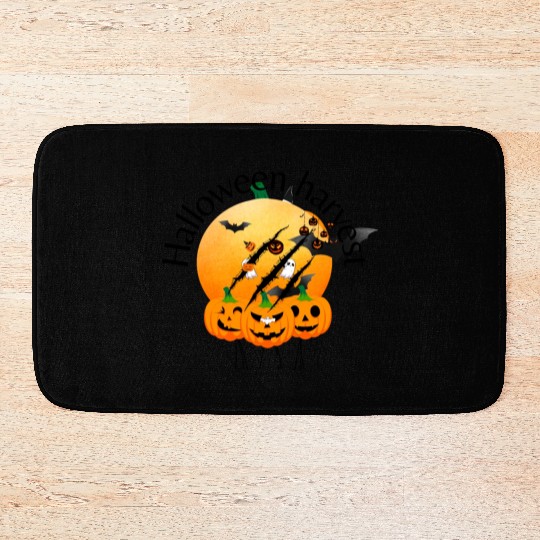 Halloween Harvest Be Courageous Bath Mats