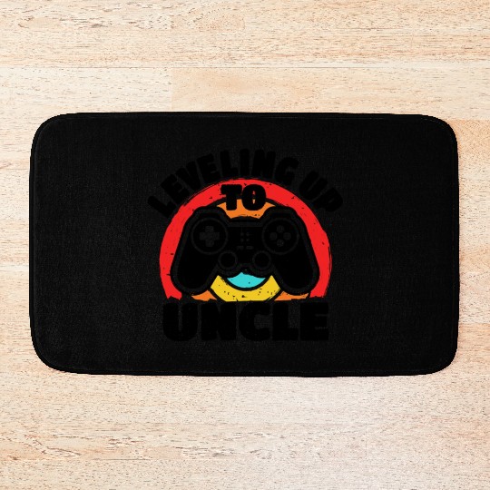 Leveled Up To Uncle Gamer Gaming Future Uncle Bath Mats