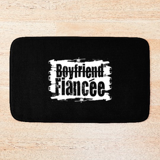 Couple Engagement Engaged Men Funny Fiancee Bath Mats