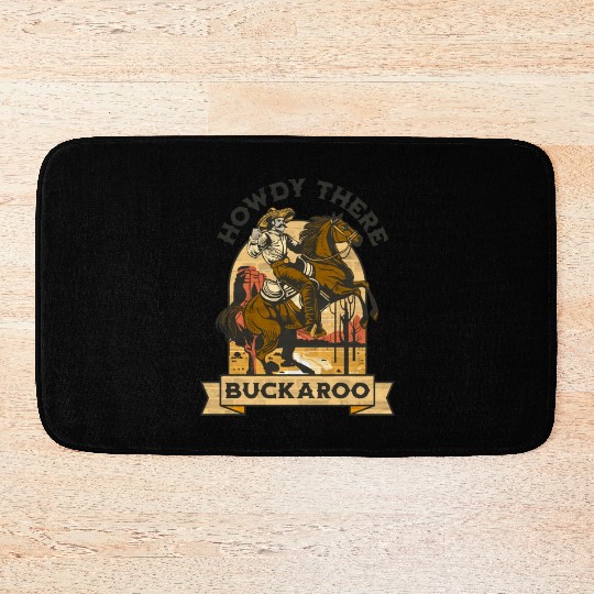 Howdy There Buckaroo Bath Mats
