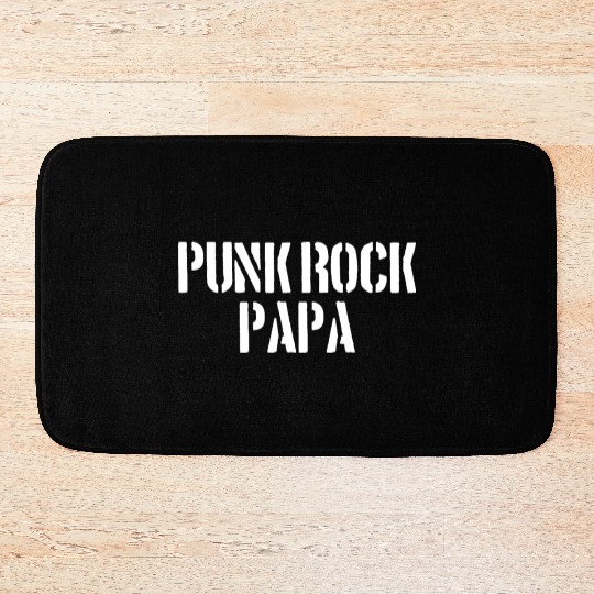 Punk Rock Papa Bath Mats