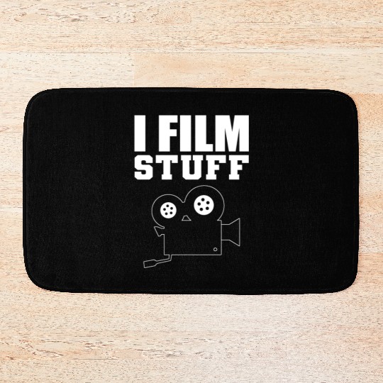 I Film Stuff Movie Director Gift Bath Mats