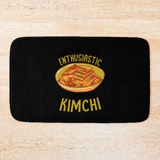 Kimchi Lovers Korean Cuisine Food Gifts Bath Mats