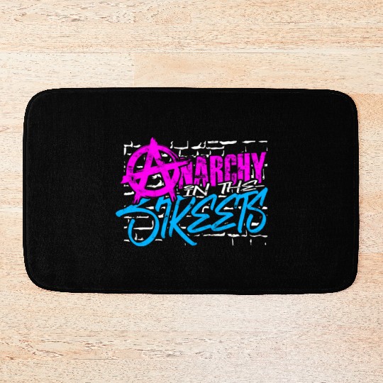 Anarchy in the Streets - Punk Bath Mats