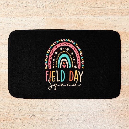 Field Day Squad Teacher Student Last Day Of School Bath Mats