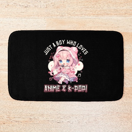 Just a Boy who loves Anime and K-Pop Bath Mats