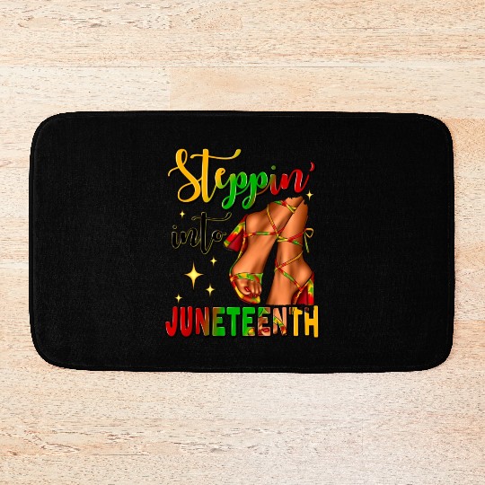 Black History juneteenth freeish Bath Mats
