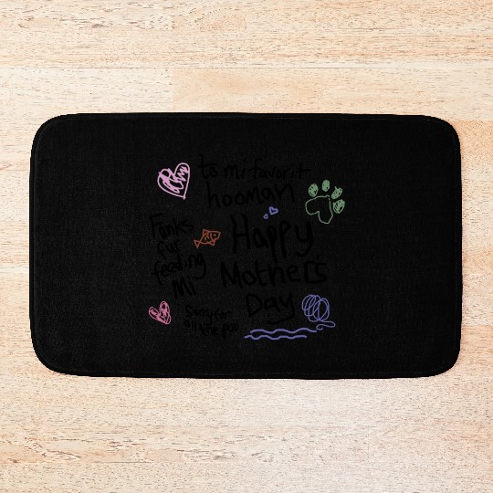 Pet Mother's Day Bath Mats