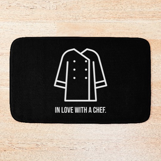 In love with a chef Bath Mats