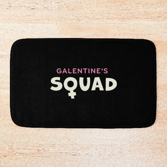 Be My Galentine. Galentine's Day Bath Mats