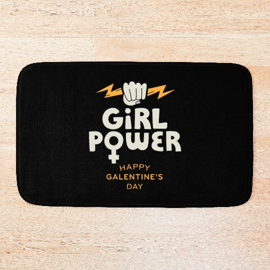 Be My Galentine. Galentine's Day Bath Mats