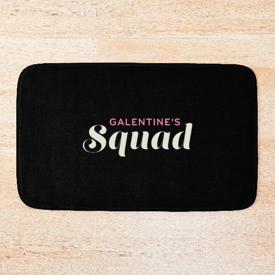 Be My Galentine. Galentine's Day Bath Mats