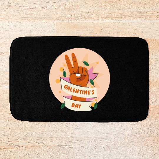 Be My Galentine. Galentine's Day Bath Mats