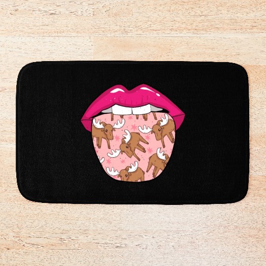 Moose Elk Tongue Bath Mats