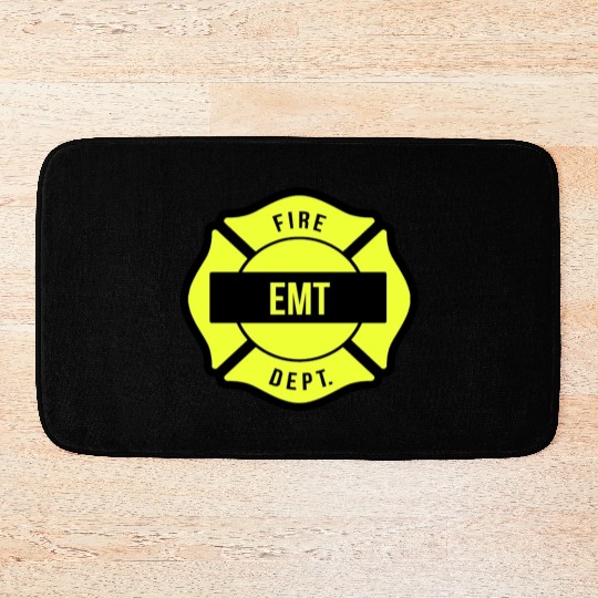 EMT emergency medical technician Bath Mats