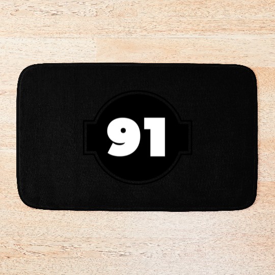 Congratulations Today 91 Years Old - Ninety-Nine Bath Mats