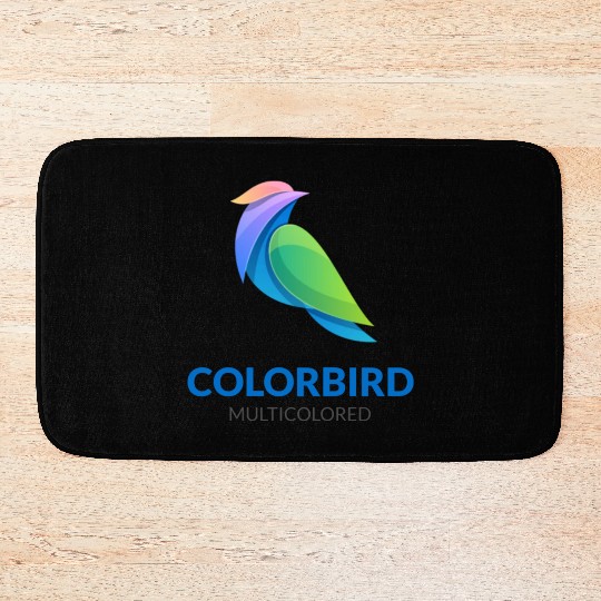 Colour bird Bath Mats