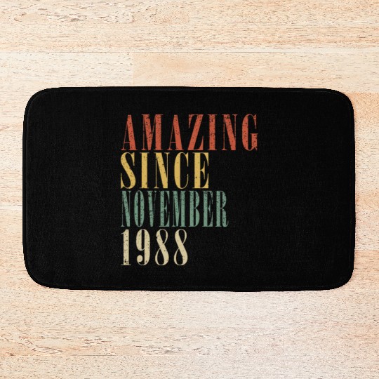 november 1988 Anniversary november 1988 november Bath Mats