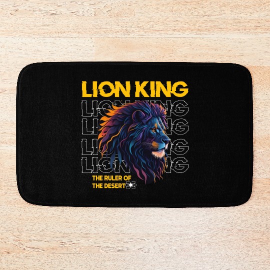 Vector Lion King Digital Accessor Bath Mats