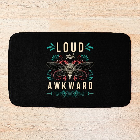 Cicadas Loud And Awkward Loves Periodical Cicada Bath Mats