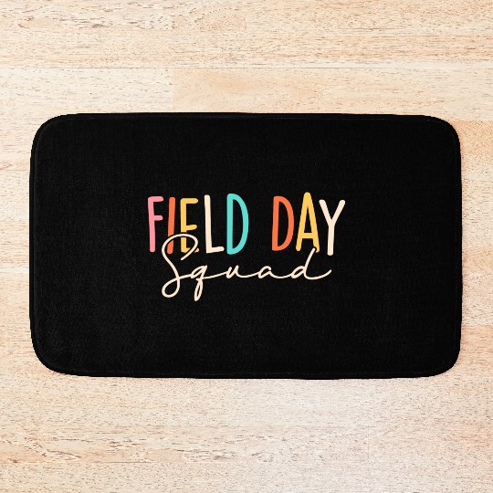 Field Day Squad Cool Student Teacher Last Day Of Bath Mats