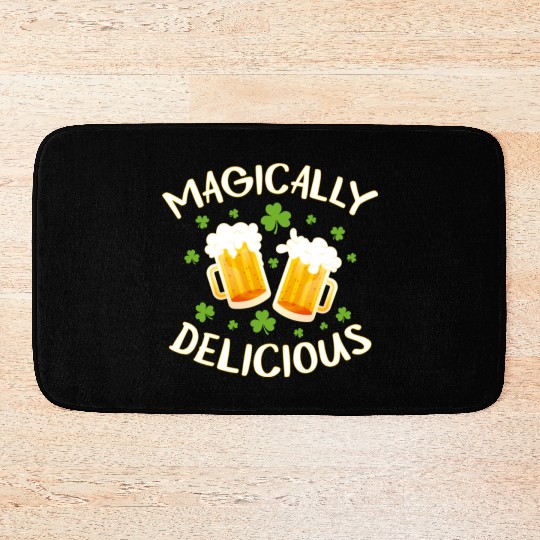 Magically Delicious Beer Drinking Irish Team St Bath Mats