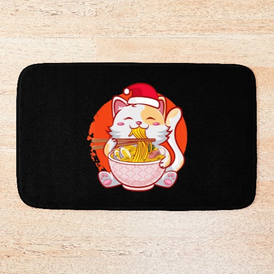 Manga Otaku Chibi Womens Saying Viral Bath Mats