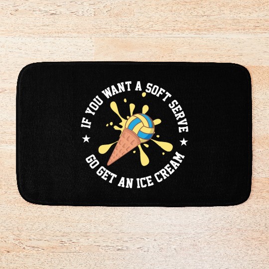 If You Want A Soft Serve Go Get An Ice Cream Bath Mats