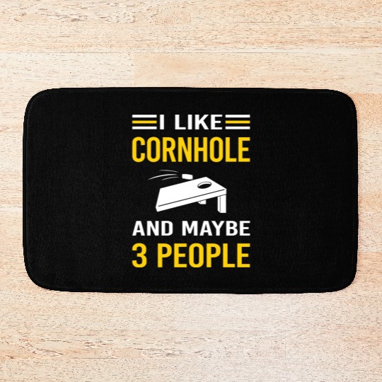 3 People Cornhole Bath Mats