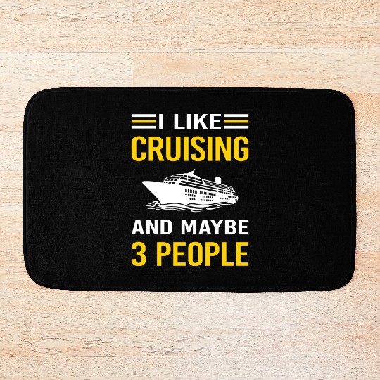 3 People Cruising Cruise Bath Mats