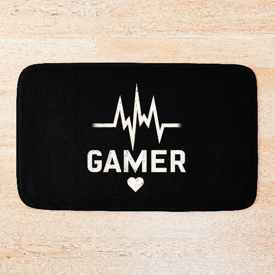 Gaming Pulse: Every Beat Counts Bath Mats