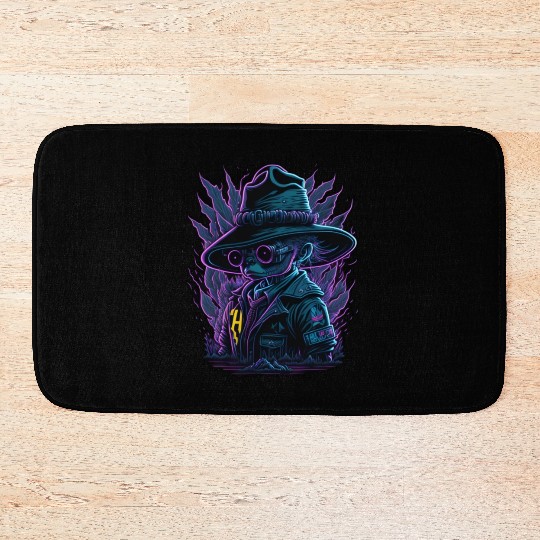 Black friday mouse Bath Mats