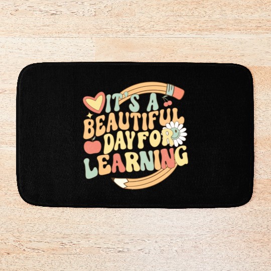 Teacher Smile Face Bath Mats