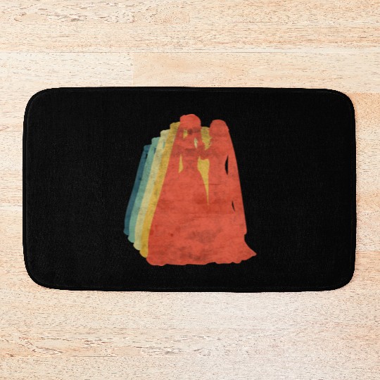 Lesbian Couple Romantic Wedding Wife Retro Bath Mats