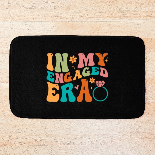In My Engaged Era Fiance Engagement Future Bride M Bath Mats
