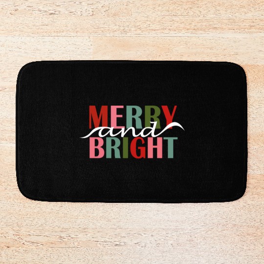 Merry and Bright Bath Mats