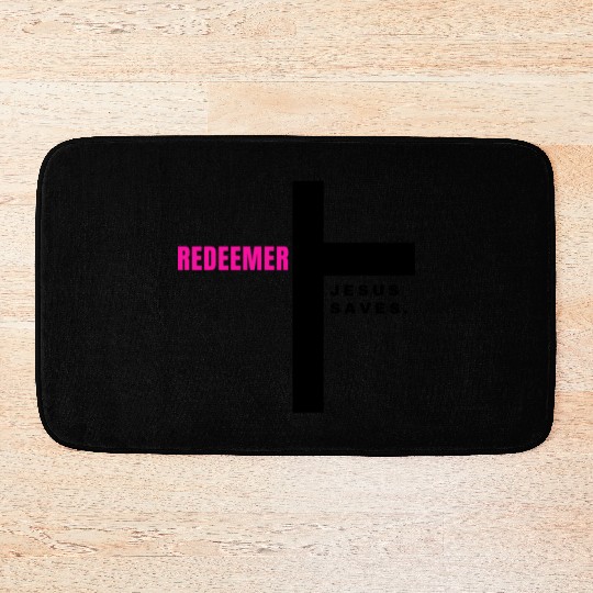 JESUS SAVES Collection Bath Mats