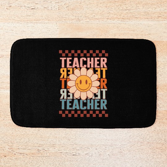 Elementary Teacher Bath Mats, Teacher Teacher Teacher