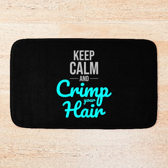 Crimp Your Hair: Embrace '80s Nostalgia and Style Bath Mats