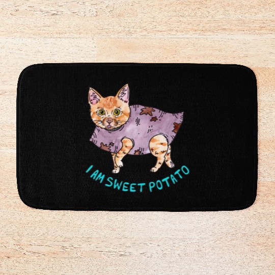 I am Sweet Potato Bath Mats