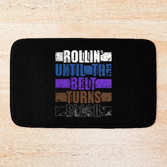 MMA Brazilian Jiu Jitsu belt color BJJ gift Bath Mats