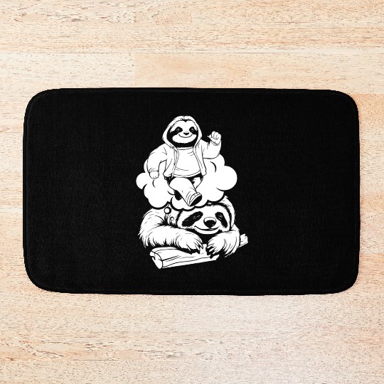 Sloth Funny Bath Mats