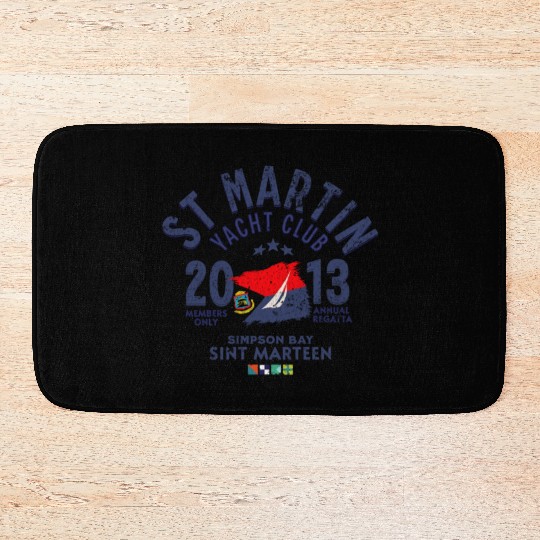 St Martin Yacht club blc Copy Bath Mats