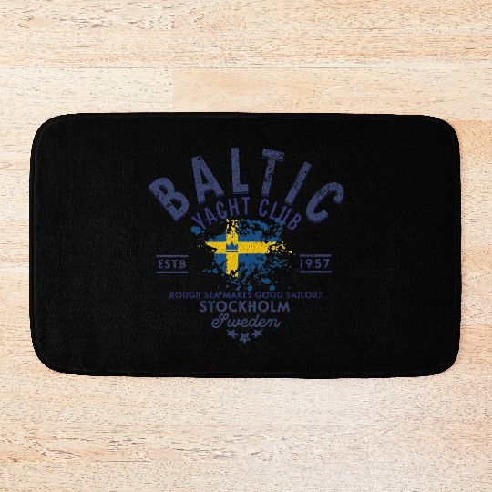 Baltic Yacht Club Stockholm Design Bath Mats