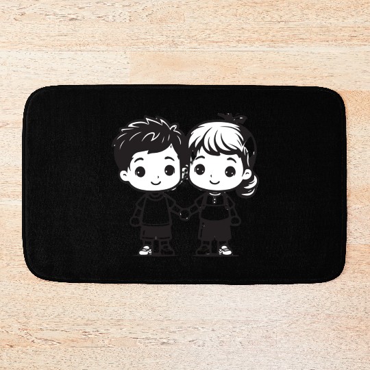 Friendship Day Mug transformed Bath Mats